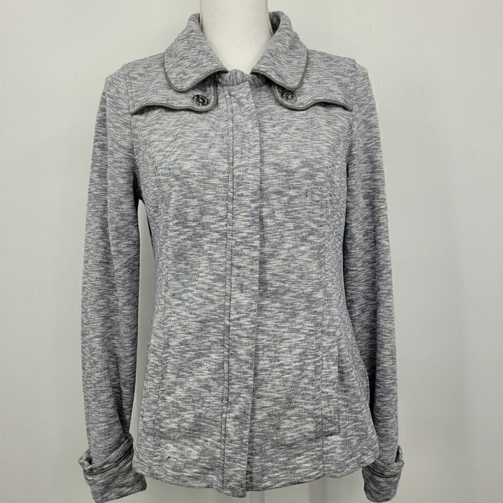G by Guess Heather Gray Knit Jacket